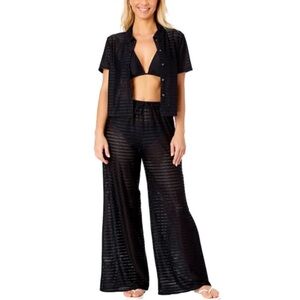 Hurley Swimsuit Coverup Black Size Medium